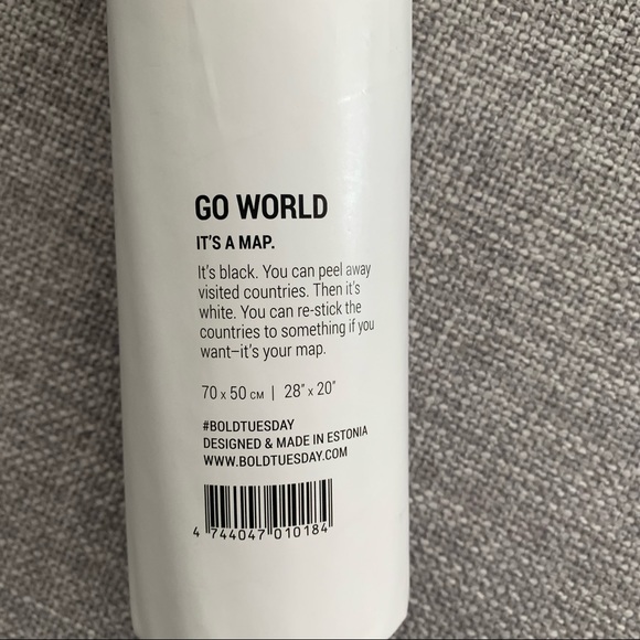 NEW Peel Off World Map, Fantastic Gift! - Picture 12 of 13